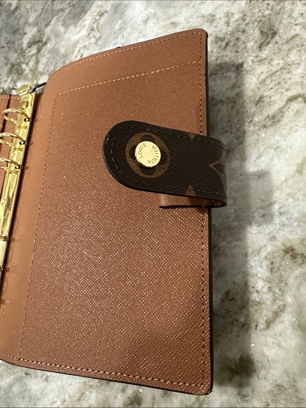 Brown canvas Medium size Agenda. NO BRAND - Picture 4 of 10